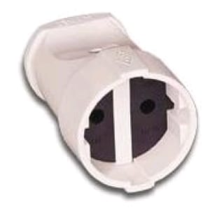 Штепсель б/з Белый, артикул А115