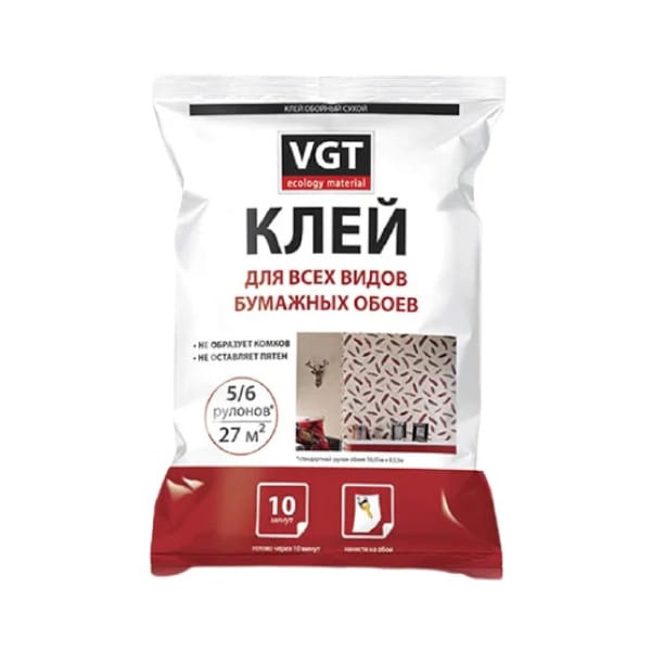 Клей ВГТ д/бумажных обоев 0,2кг Москва, артикул 27972