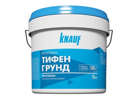 Грунт KNAUF Тифенгрунд для внутренних и наружных работ 10л (36) ЗИМА, артикул 582610/584513