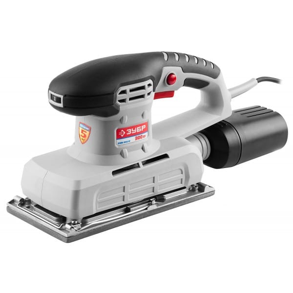 Плоская шлифмашина 115х230, 300Вт 600-12000 об/мин, мешок, ЗУБР, артикул ЗПШМ-300Э-02