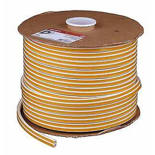 Уплотнитель ЗУБР самокл. резин. профиль D, белый 150 м., артикул 40920-150