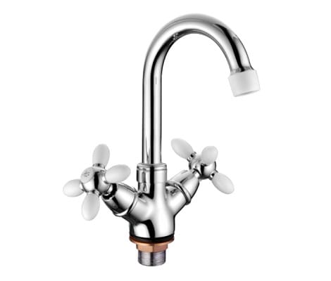 Смеситель ZERIX LR81010Н белый д/умывальника, артикул 33728