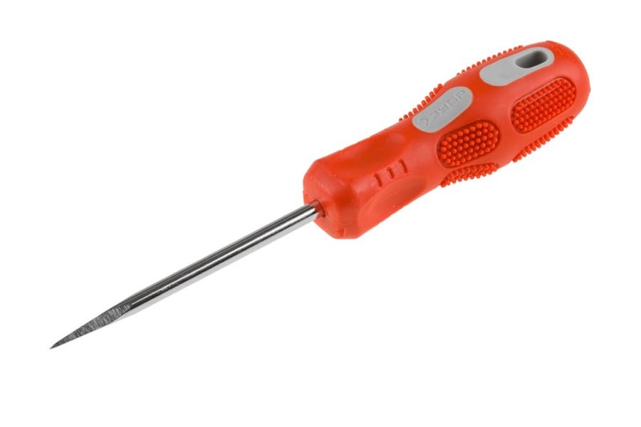 Шило ЗУБР "Мастер" хозяйственное , двухкомпонентная рукоятка , 75мм, артикул 09572