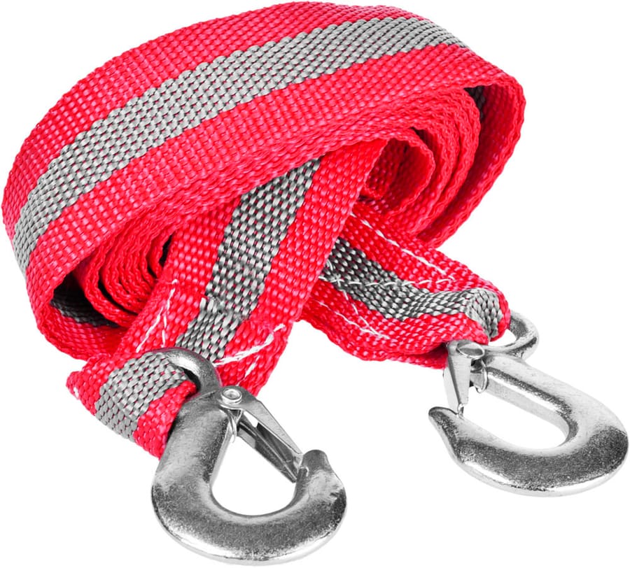 Трос буксировочный 3,5т, 4 метра, 2 крюка + сумка ЗУБР "МАСТЕР", артикул УТ000057633