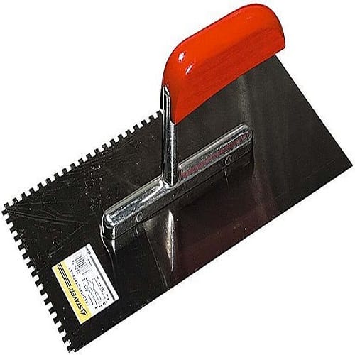 Гладилка 130*280 мм (зуб 6х6) стальная дерев. ручка, STAYER "MASTER", артикул УТ000034679