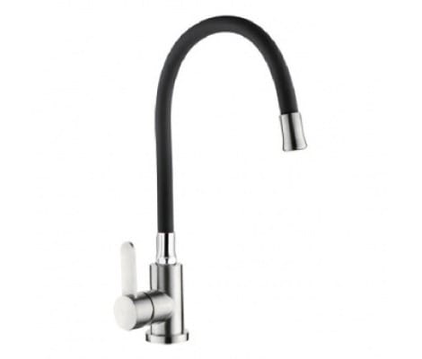 Смеситель ZERIX REFLECTOR TOR-011 Черный нерж д/кухни (LR74004-2), артикул 16834