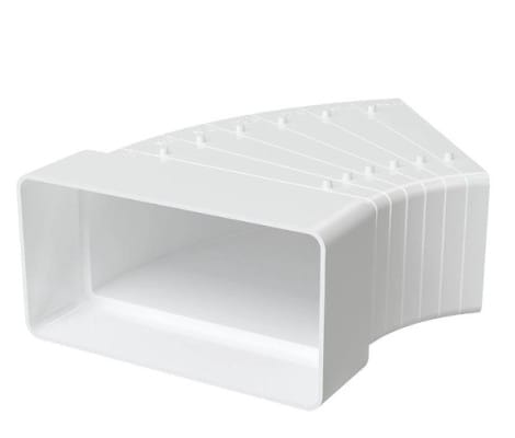 Колено плоское разноуглове 60х120, артикул 00-00000415