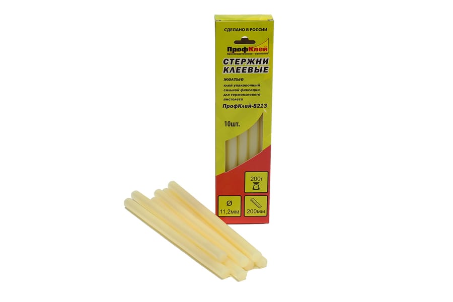 Клеевые стержни для пистолета ПрофКлей 8375 прозр. 7*300, 480г (10), артикул 9949