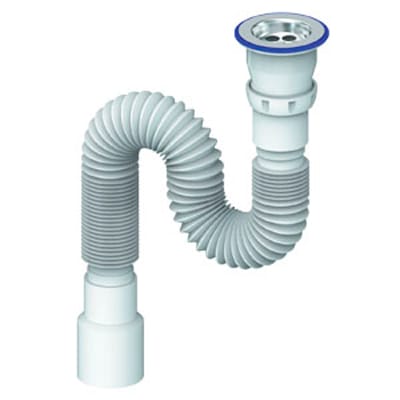 Сифон гофрированный 800мм, разъемный выпуск 1 1/2" х 40  Unicorn D220, артикул D220
