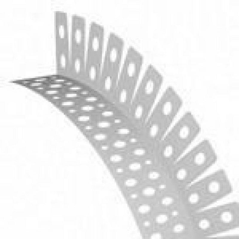 Угол ПВХ арочный перфорированный 25x25 (2,5м) 50шт, артикул 000000897