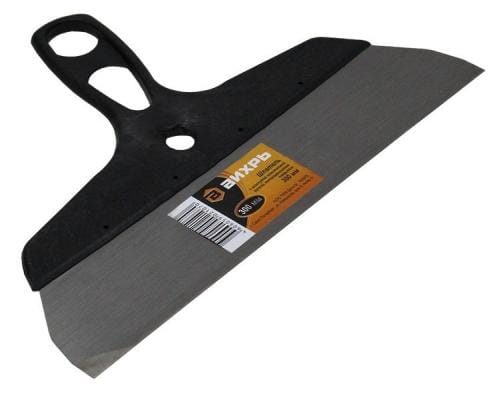 Шпатель 450 мм нержавеющая сталь пластиковая ручка Вихрь, артикул 73/3/2/24