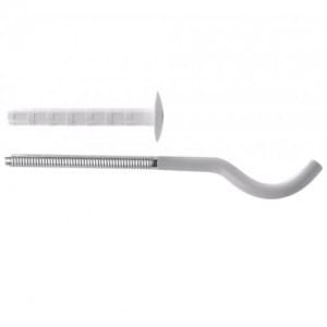 Кронштейн для чугунного радиатора с дюбелем анкерным 9*220, артикул 530402