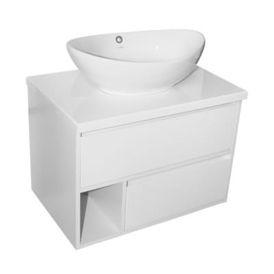 АВРОРА-70 Тумба для ванной  подвесная Белая, артикул УТ000092372