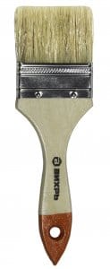 Кисть плоская MosTek 100мм/4" (натур.щетина) деревянная рукоятка, артикул 8151001