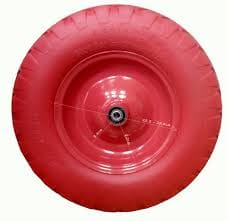 Колесо для одноколесной тачки строит., усиленной, 4,00-8, литое, с подшипником, 400мм, артикул К99-1Л