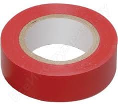 Изолента ПВХ красная 15мм*20м, артикул 9362