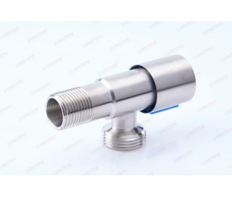 Кран для подкл с/т приборов 1/2-3/4 нерж. TIM круглый, артикул 34699