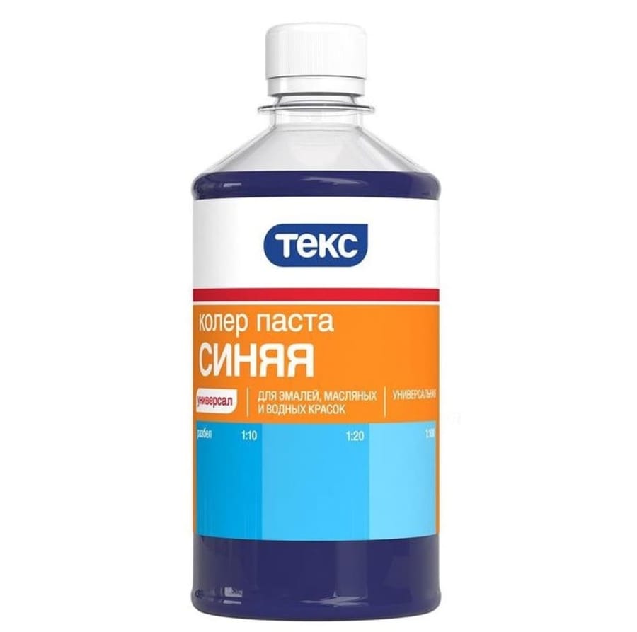 Колер паста универсальная ТЕКС №06 синяя 100мл, артикул 19027/04090
