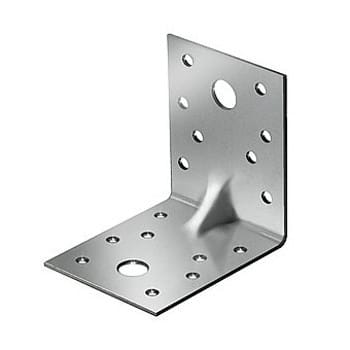 Усиленный уголок оцинк. 90х50х55х(1,5)1,8 мм (20 шт.), артикул KUU-90x55