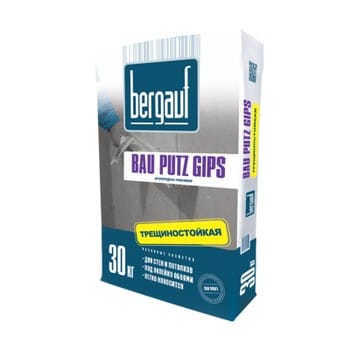 Штукатурка BERGAUF Bau Putz Gips 30кг (49), артикул 01220