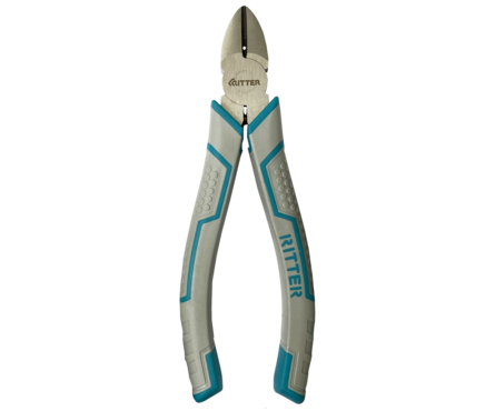 Бокорезы Ritter Profi 160 мм (сталь CR-V)двухкомпонентная рукоятка,отвертие для снятия изоляции, артикул УТ000090798