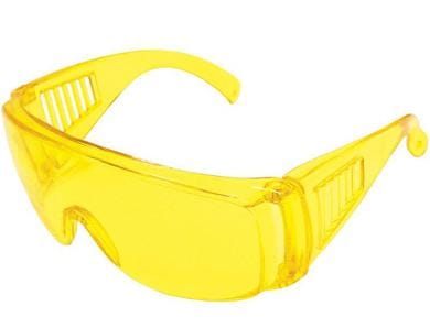 Очки защитные желтые с дужками, артикул 7015008