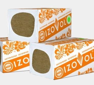 Утеплитель Минвата "IZOVOL" Ст-50 1200х600х50 (5,76м2/0,288м3) 8 плит, артикул 41893