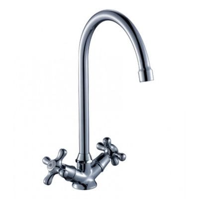 Смеситель ZERIX SUS-001 нерж/сталь д/кухни, артикул 28627