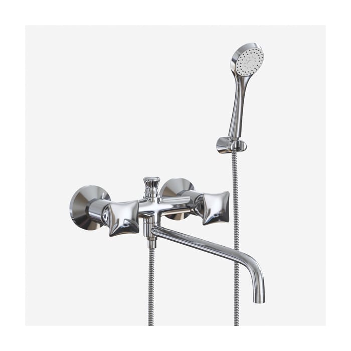 Смеситель для ванны и умывальника 1/2 кер MIXLINE ML11-02, артикул 530475