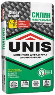 Штукатурка ЮНИС Силин универсальный армированный 25кг (48), артикул 00050