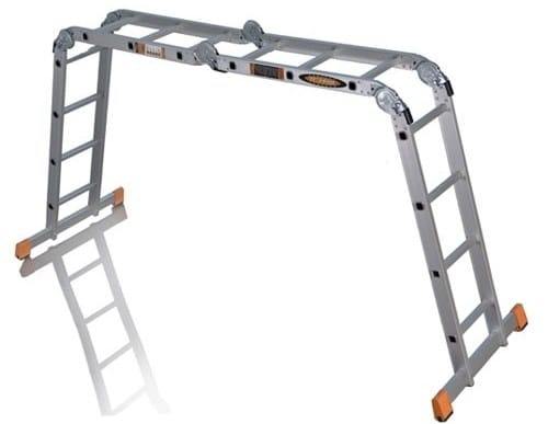 Лестница-трансформер алюминиевая 4*3 ст., серия "Стандарт" (высота 354/177/94см, вес 10,8кг), артикул TS4033