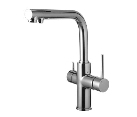 Смеситель MIXXUS SUS 021 под фильтр д/кухни нерж/сталь, артикул 16770