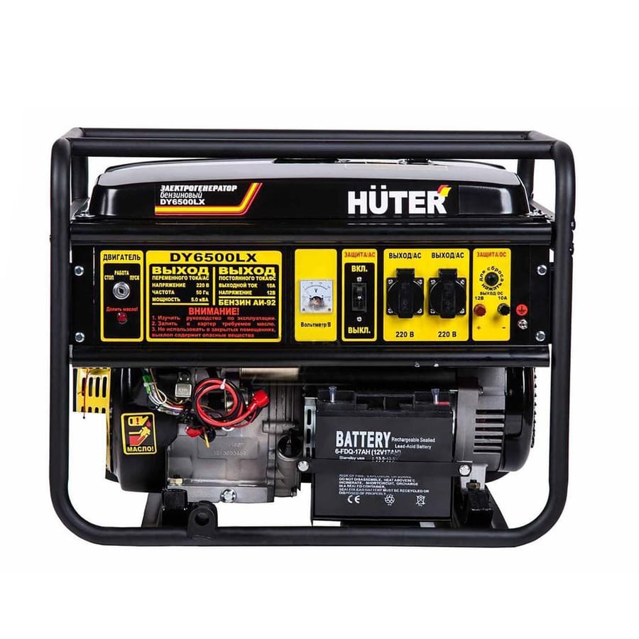 Электрогенератор DY6500L Huter, артикул 64/1/6