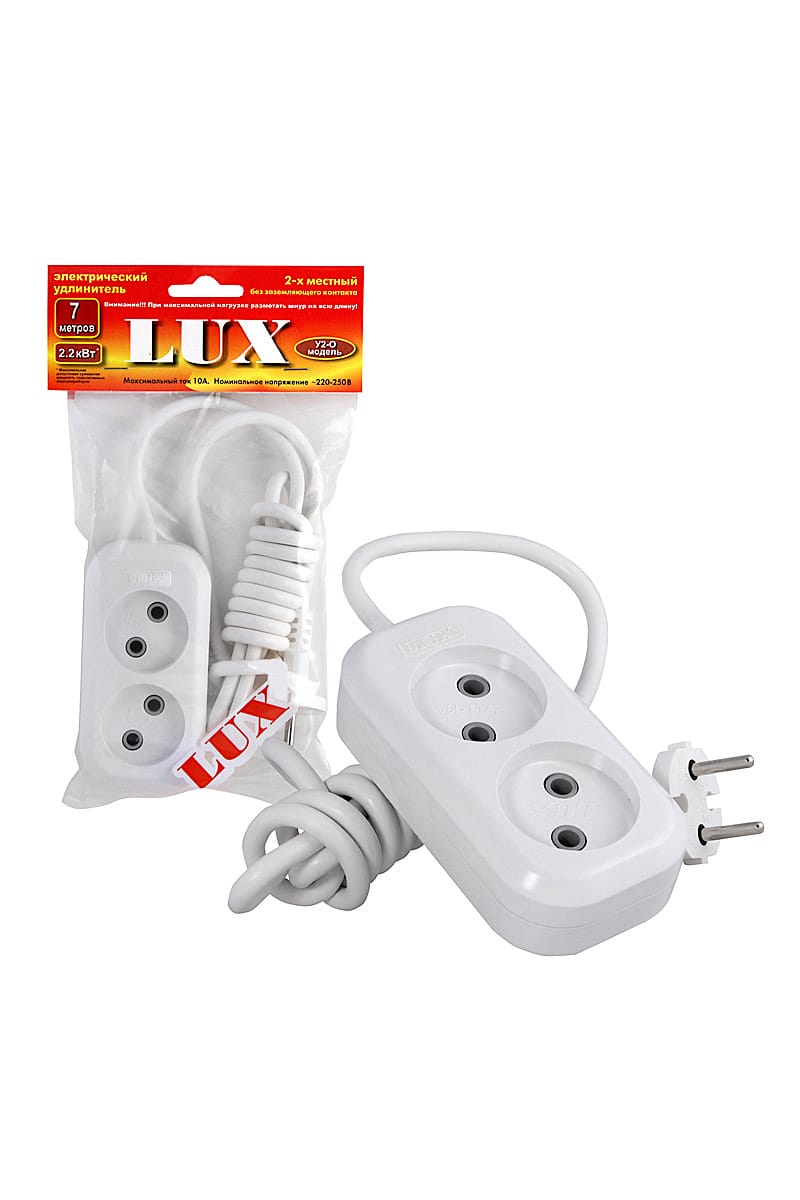 Удлинитель 3 гнезда ПВС 3м с заземлением 2200Вт ТМ Союз, артикул 481S-9303