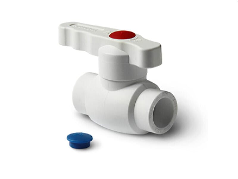 Кран шар PPR 25 ручка серый, артикул УТ000045923