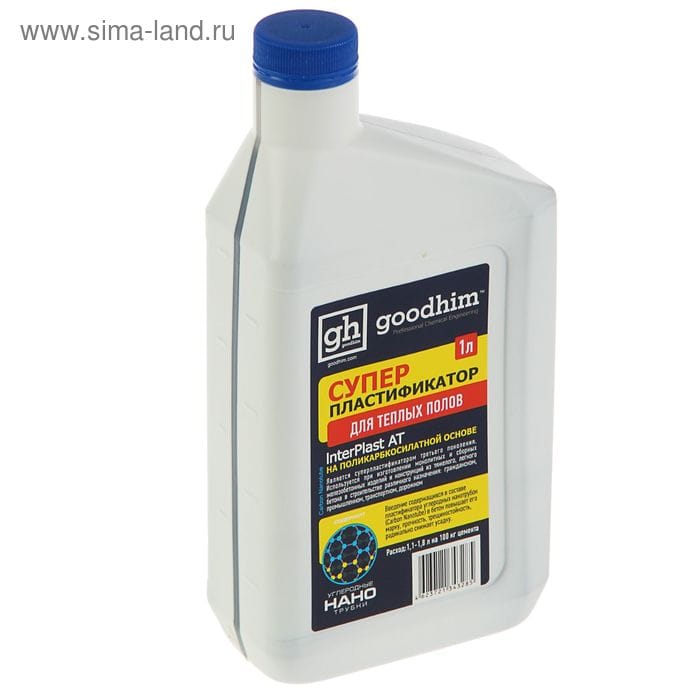 Суперпластификатор для теплого пола  Interplast AT теплый пол ,10л, артикул УТ000053416