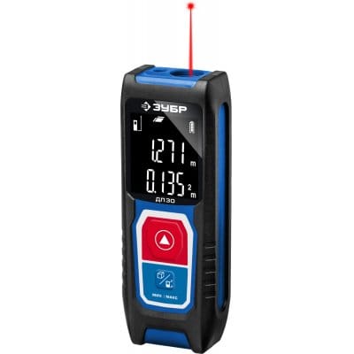 Дальномер лазерный ДЛ-30 точность 3мм, дальность 30м ЗУБР ПРОФЕССИОНАЛ, артикул УТ000087124
