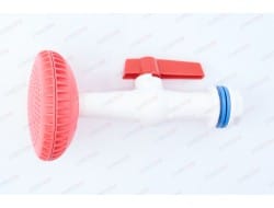 Полив Комплект душевой пластик ABS с краном 1/2 лейка 9см, артикул 55106