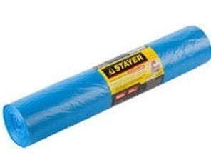 Мешки для мусора STAYER "Comfort" с завязками, особопрочные, голубые, 30л, 20шт., артикул 39155-30