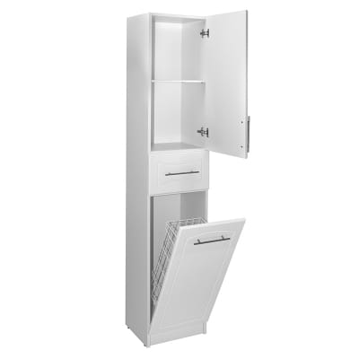 Вилена 35  Пенал с бельевой корзиной правый (ПВХ), артикул УТ000042695