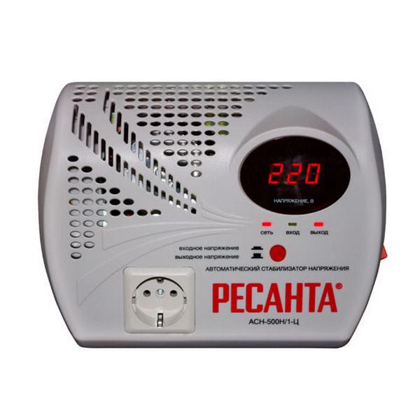 Стабилизатор АСН - 500 Н/1-Ц Ресанта, артикул 63/6/9