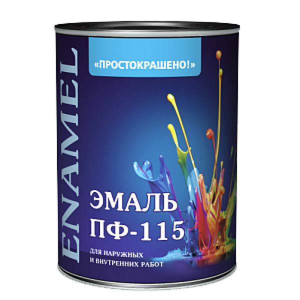 Эмаль ПФ-115 универсальная желтая "Класс"  20 кг, артикул УТ000075935