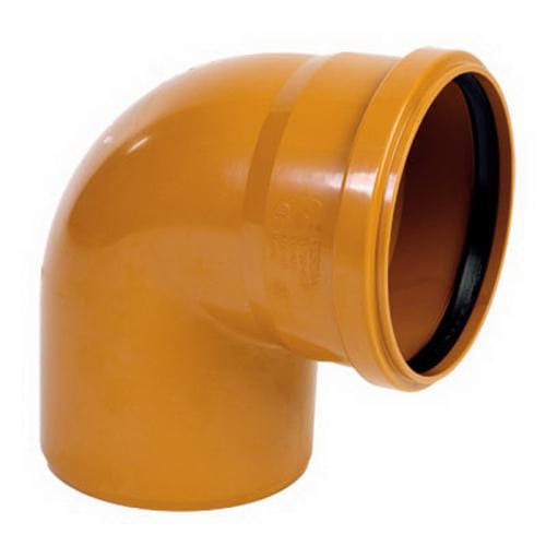 Отвод наружный (рыжий) 110 х 90, артикул 37005