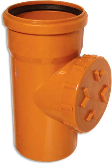 Ревизия наружная (рыжая) 110, артикул 13119