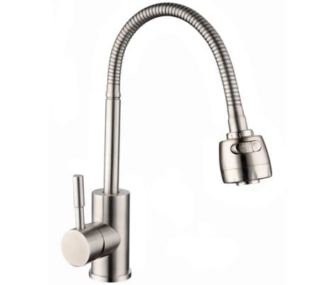 Смеситель ZERIX SUS-011 нерж/сталь д/кухни, артикул 28626