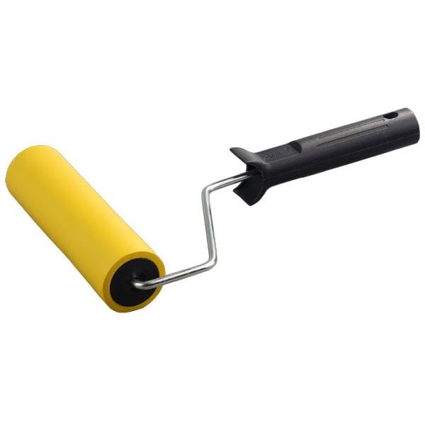 Валик прижимной STAYER "MASTER" в сборе,резиновый, бюгель 6мм, 46х180мм, артикул 0391-18