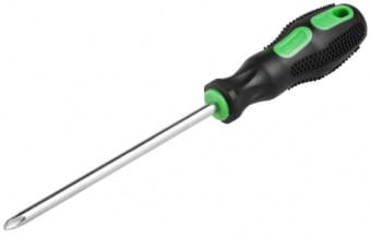 Отвертка 3*100мм, PH0, CrV.намагнич.жало, двухкомпонентная ручка, артикул 54701