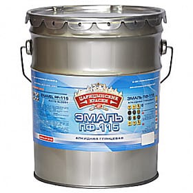 Эмаль ПФ-115 универсальная белая "Царицынские краски" 10 кг, артикул УТ000030758